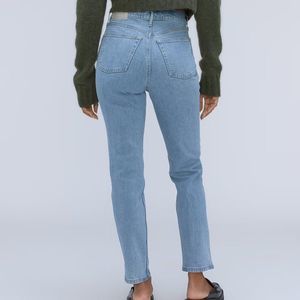 Everlane The Cheeky Jean Size 24 Stone Washed Sky Light Wash Blue